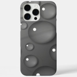 Funda iPhone 16 Pro Max Fondo de lluvia gris