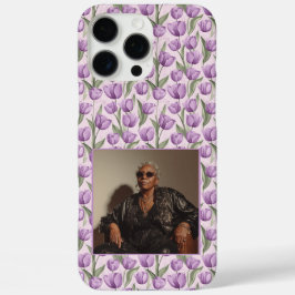 Funda iPhone 16 Pro Max Foto de flor de tulipán de regalo clásico de gradu