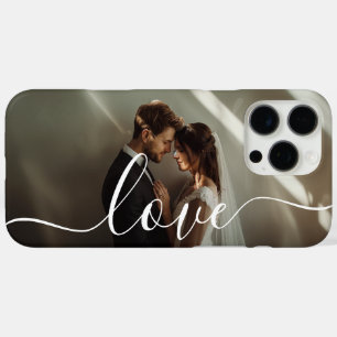 Funda iPhone 16 Pro Max Foto de pareja Personalizado 'Amor'