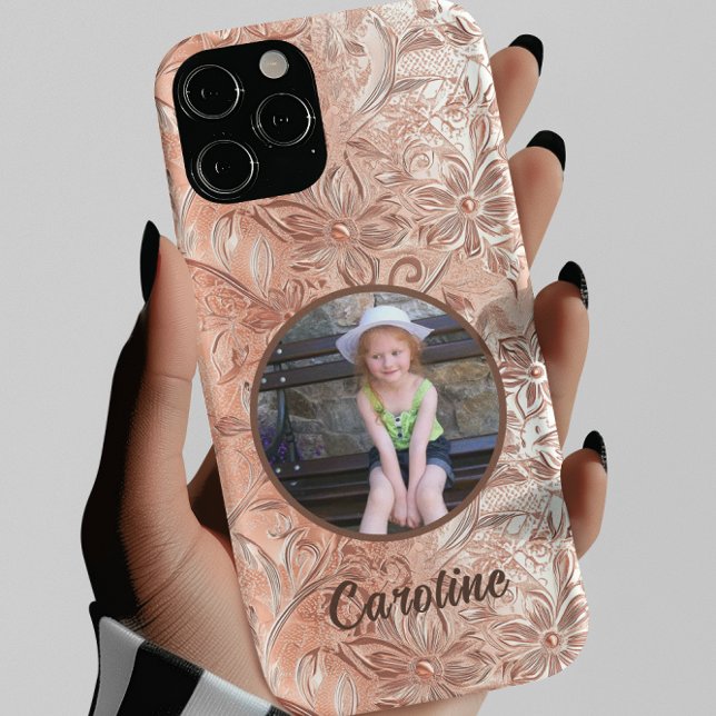 Funda iPhone 16 Pro Max Foto floral familiar moderna (Subido por el creador)
