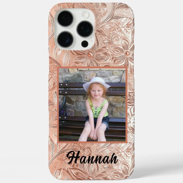 Funda iPhone 16 Pro Max Foto floral moderna (Reverso )