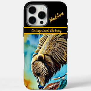 Funda iPhone 16 Pro Max Fuego de arte tribal: Patrones audaces