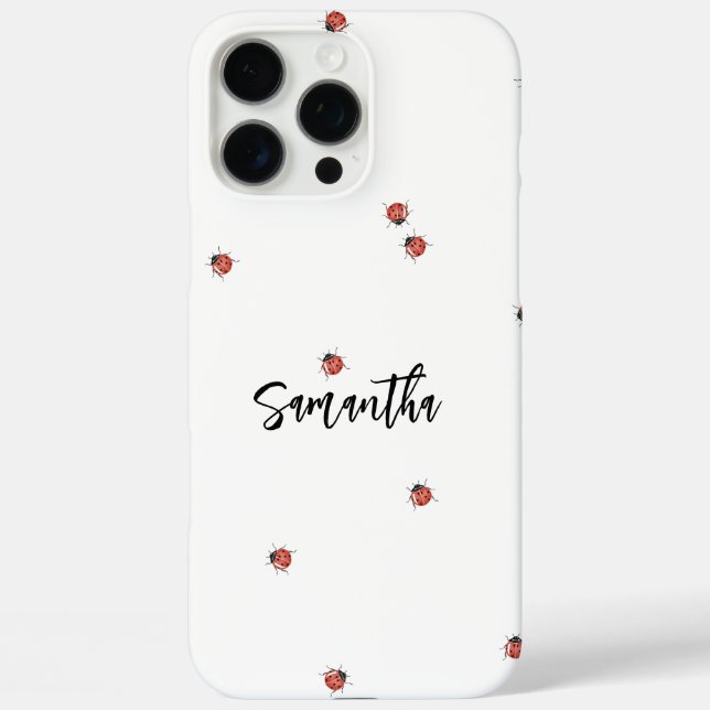 Funda iPhone 16 Pro Max Fun Ladybug (Reverso )