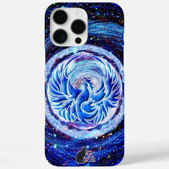 Funda iPhone 16 Pro Max Funda Blue Phoenix Funda-Mate iPhone Pro Max (Reverso )