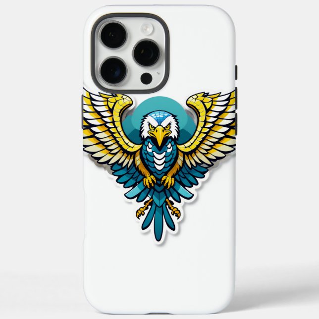 Funda iPhone 16 Pro Max "Furia del Águila Patriota" (Reverso)