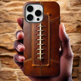 Funda iPhone 16 Pro Max Fusión de fútbol - cuero