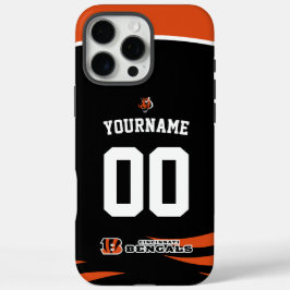 Funda iPhone 16 Pro Max Fútbol Americano de Jersey de Bengala Personalizad