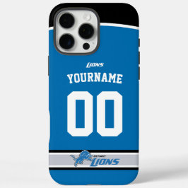 Funda iPhone 16 Pro Max Fútbol Americano de Leones Personalizados