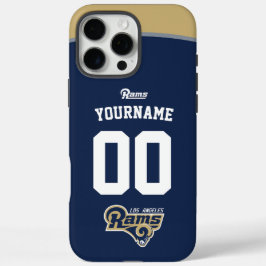 Funda iPhone 16 Pro Max Fútbol Americano Personalizado Rams Jersey