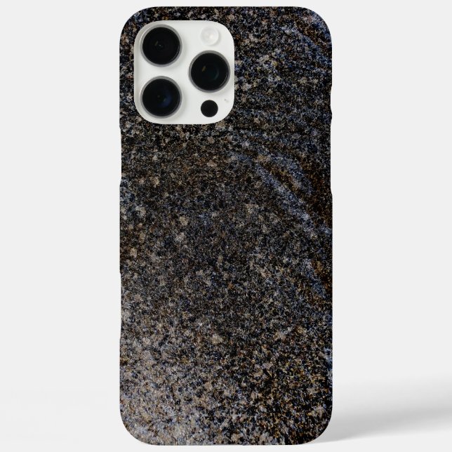 Funda iPhone 16 Pro Max galaxia de motas de pintura (Reverso )