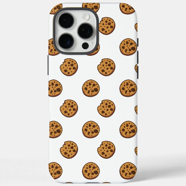 Funda iPhone 16 Pro Max galletas chispas de chocolate (Reverso)