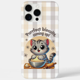 Funda iPhone 16 Pro Max "Galletas perfectas, en camino" Gato Amasador