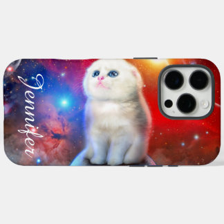 Funda iPhone 16 Pro Max Gato llorando en el espacio