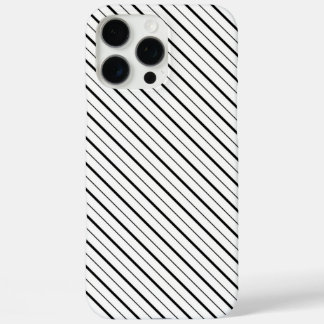 Funda iPhone 16 Pro Max Geometría de línea negra simple