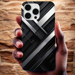 Funda iPhone 16 Pro Max Geometría monocromática