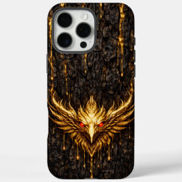 Funda iPhone 16 Pro Max Gilded Bark Liquid Gold Phoenix 
