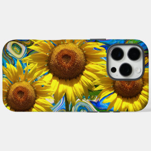 Funda iPhone 16 Pro Max Girasoles