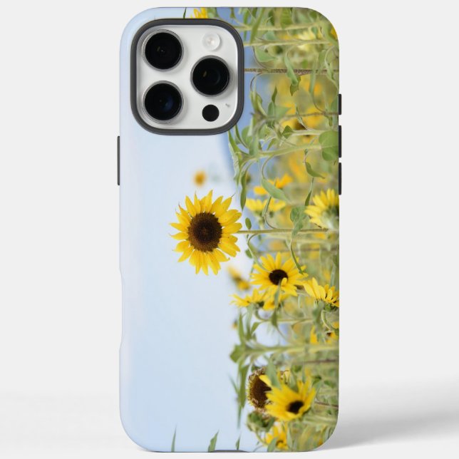 Funda iPhone 16 Pro Max Girasoles  (Reverso)