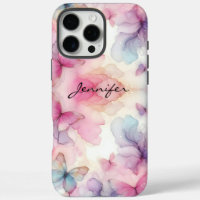 Girly Watercolor Butterfly iPhone