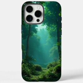 Funda iPhone 16 Pro Max Glade forestal Serene con luz de la mañana - estuc