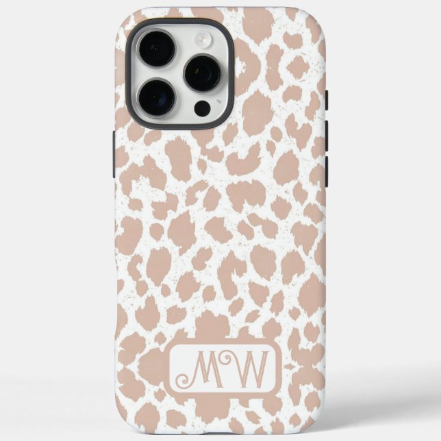 Funda iPhone 16 Pro Max Glam Leopard Cheetah iPhone (Reverso)