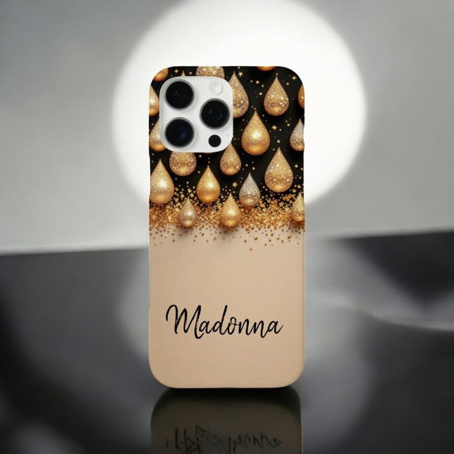 Funda iPhone 16 Pro Max Glittering Gold Drots (Subido por el creador)