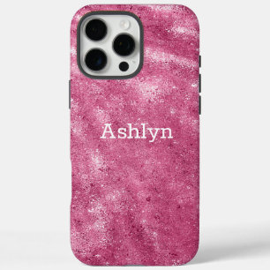 Funda iPhone 16 Pro Max Glitzy Sparkle Rosa