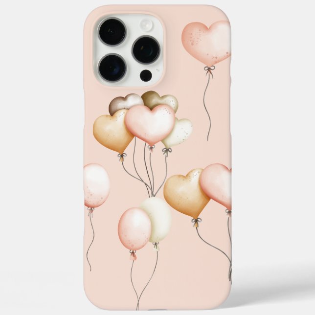 Funda iPhone 16 Pro Max Globos flotantes (Reverso )