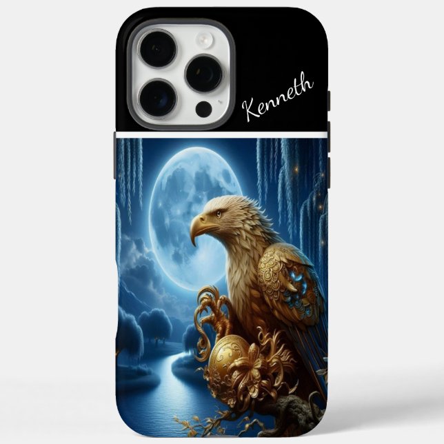 Funda iPhone 16 Pro Max Golden Eagle Moon Watch (Reverso)