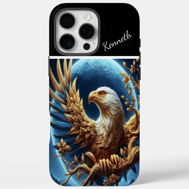 Funda iPhone 16 Pro Max Golden Eagle Moon watch (Reverso)