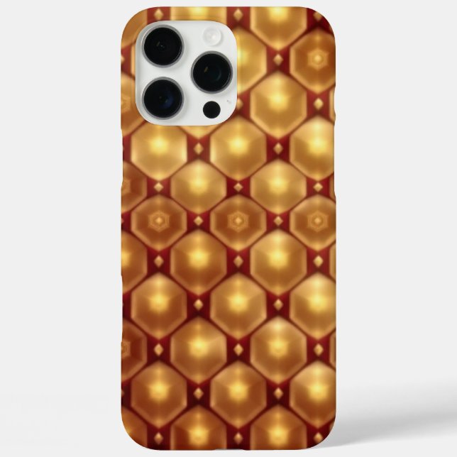 Funda iPhone 16 Pro Max Golden Sphere Luxe (Reverso )
