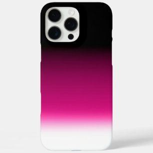Funda iPhone 16 Pro Max Gradiente blanco rosa burdeos