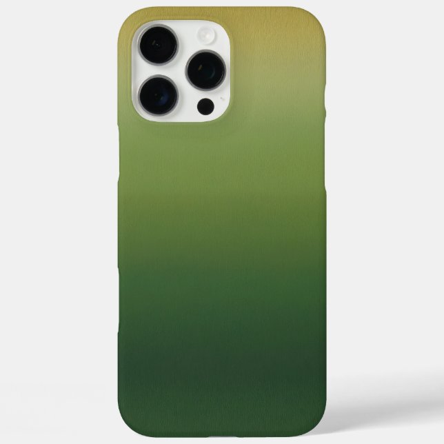 Funda iPhone 16 Pro Max gradiente de oliva a verde (Reverso )