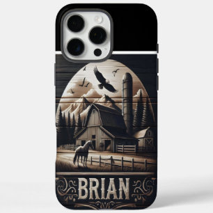 Funda iPhone 16 Pro Max Granja de montaña de Brian