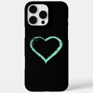 Funda iPhone 16 Pro Max Green Heart Essential