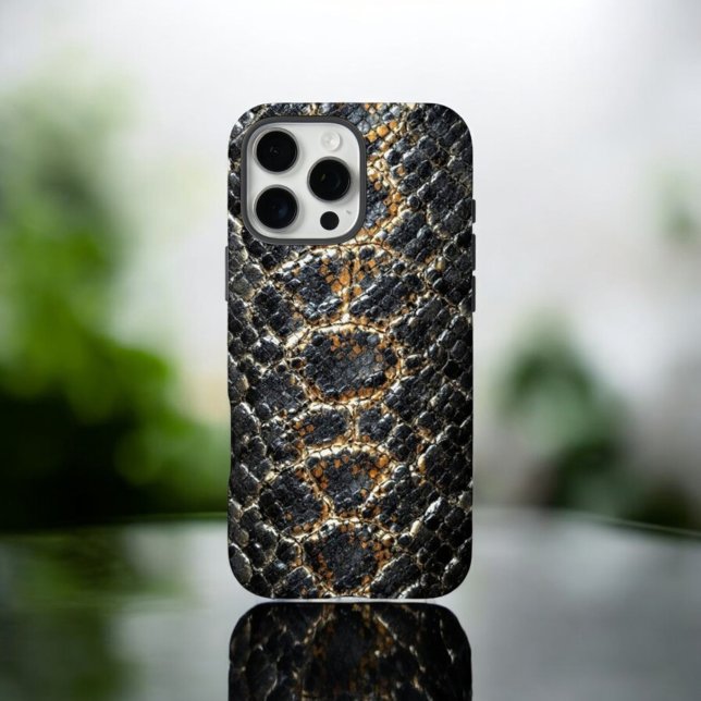 Funda iPhone 16 Pro Max Guardia serpentina: Piel de serpientes (Subido por el creador)