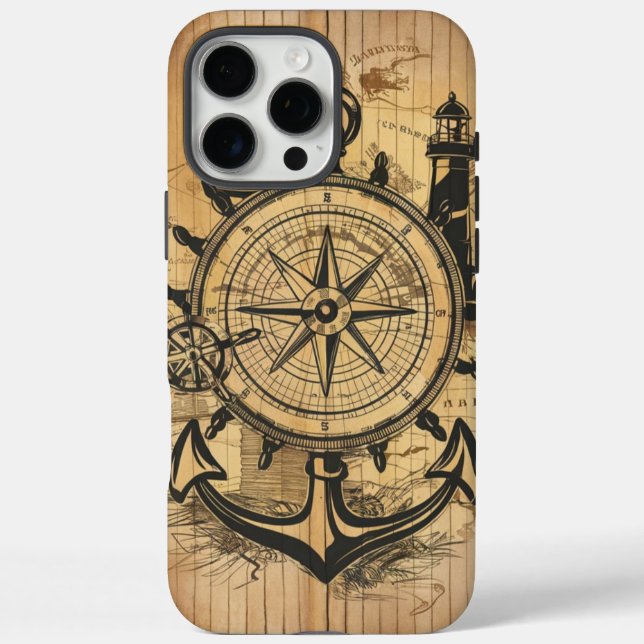 Funda iPhone 16 Pro Max Guay Rustic Nautical Explorer (Reverso)