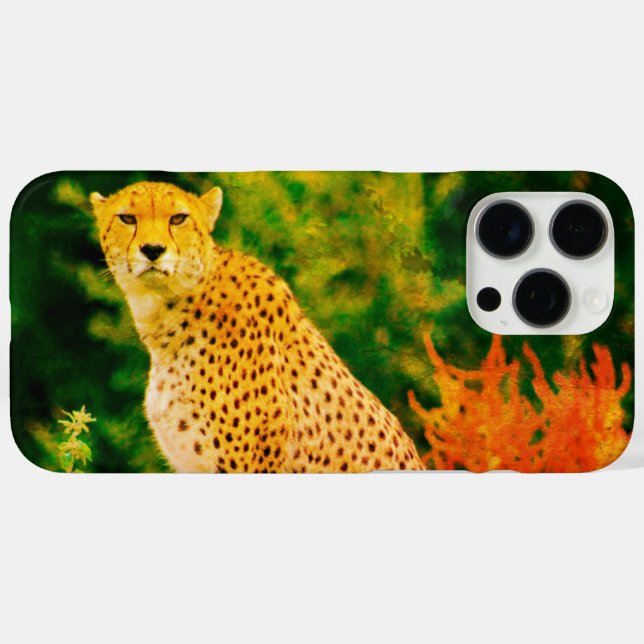 Funda iPhone 16 Pro Max Guepardo (Reverso  (Horizontal) )