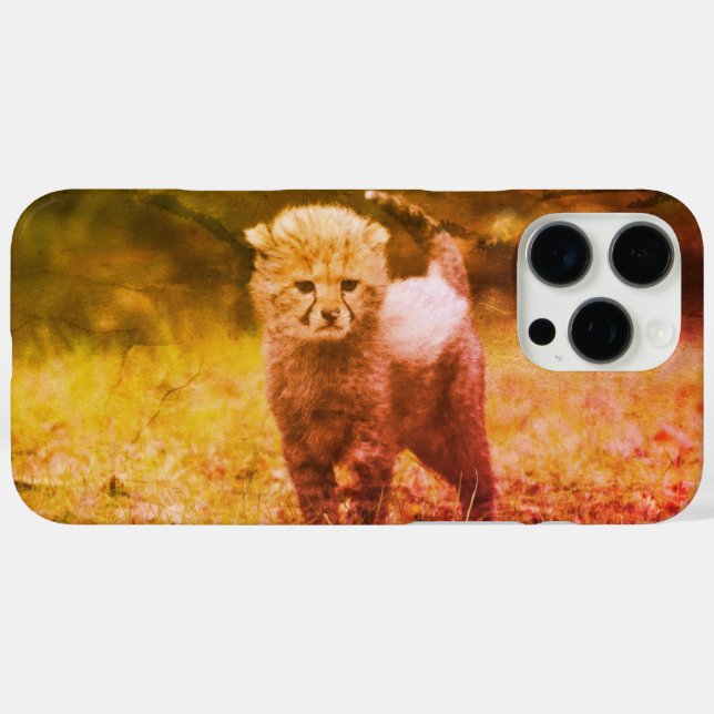 Funda iPhone 16 Pro Max Guepardo (Reverso  (Horizontal) )