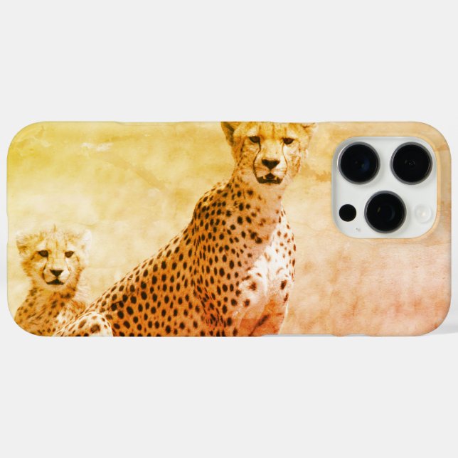 Funda iPhone 16 Pro Max Guepardo (Reverso  (Horizontal) )