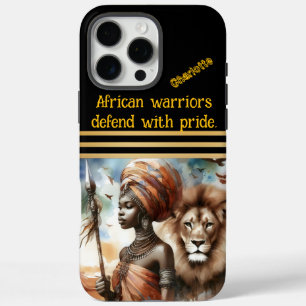 Funda iPhone 16 Pro Max Guerrero con fuerza de león