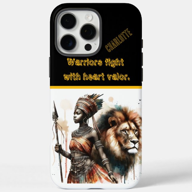 Funda iPhone 16 Pro Max Guerrero Formidable (Reverso)