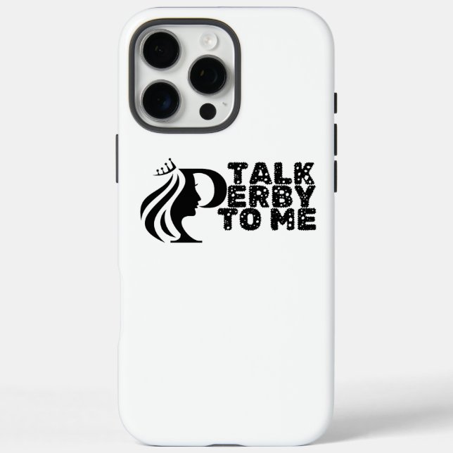 Funda iPhone 16 Pro Max Hablar De Derby A Mí (Reverso)