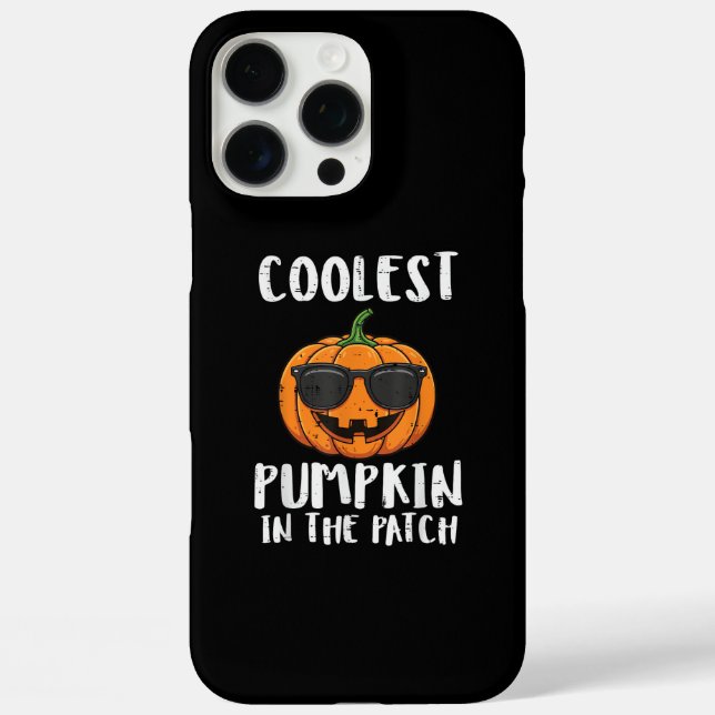 Funda iPhone 16 Pro Max Halloween Coolest Pumpkin Patch Costume Men Boys K (Reverso )