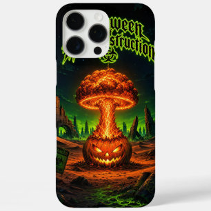 Funda iPhone 16 Pro Max Halloween de Destrucción Masiva Calabaza Radioacti