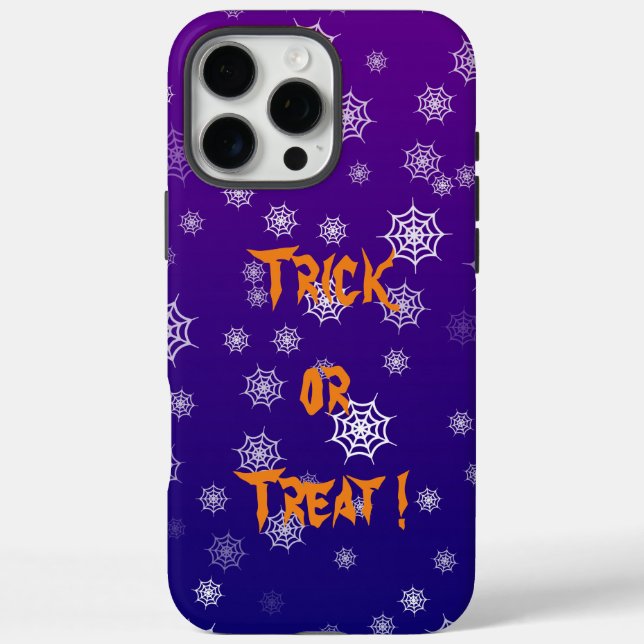 Funda iPhone 16 Pro Max Halloween Spider Web (Reverso)