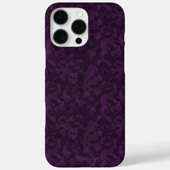 Funda iPhone 16 Pro Max HAMbWG I pad - Amethyst Camouflage (Reverso )