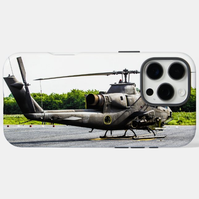Funda iPhone 16 Pro Max  Helicóptero  (Reverso (Horizontal))