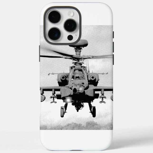 Funda iPhone 16 Pro Max Helicóptero (Reverso)