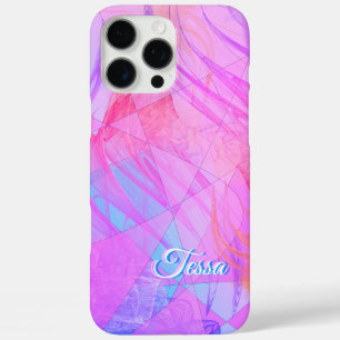 Funda iPhone 16 Pro Max Hermosa plantilla de nombres personalizados de ton